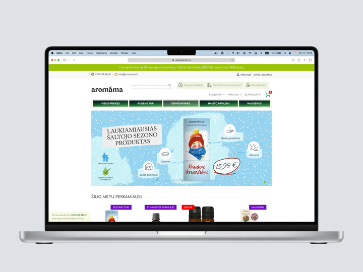 aromáma - Multi-Platform Ecommerce Management & Migration